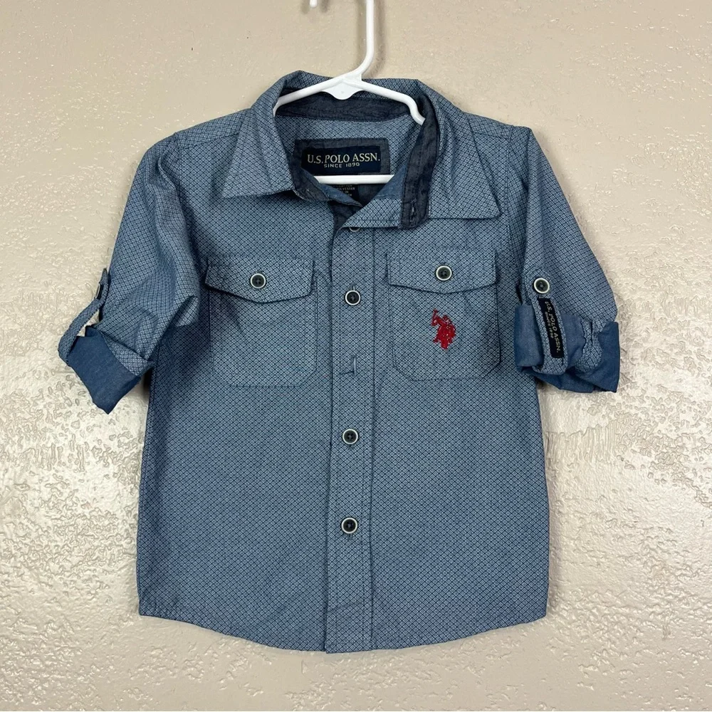 Lot of 6 Baby Boys Multicolor Bottom Shirts Size‎ 22 Months Summer